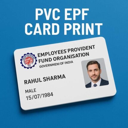 PVC EPFO Card Print